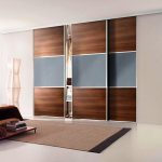 wood effect wardrobe
