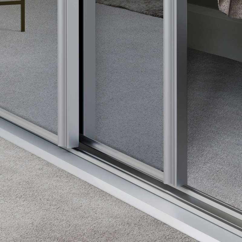 Dove Grey Heritage frame with Mirror panel