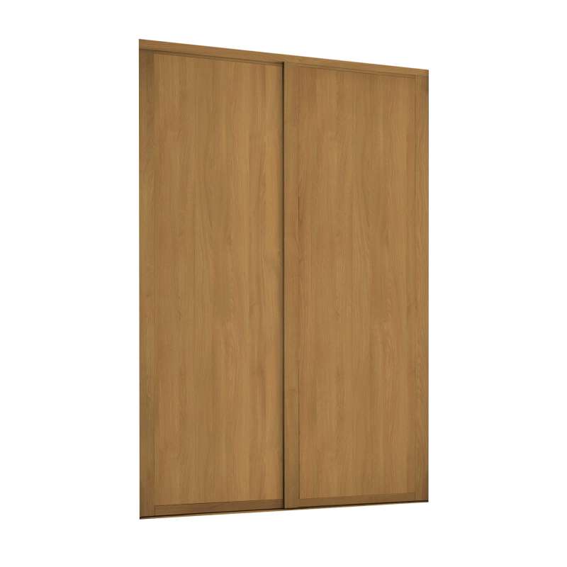 Shaker Oak effect frame & panel doors only