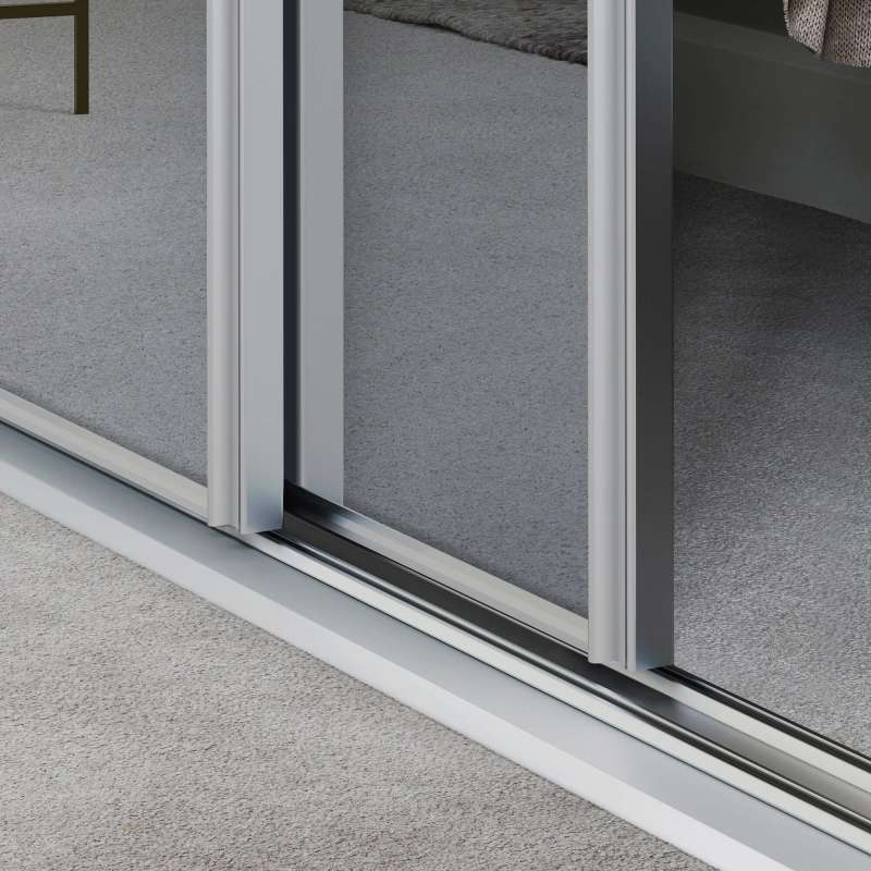 Silver Heritage frame with mirror panel