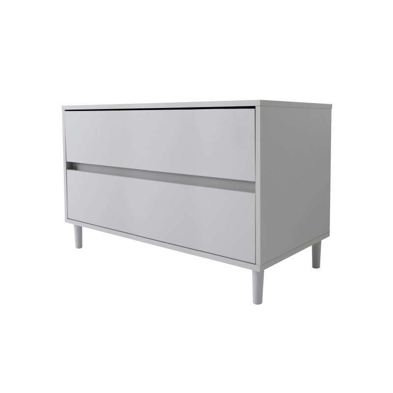 Dove grey Bedside cabinet