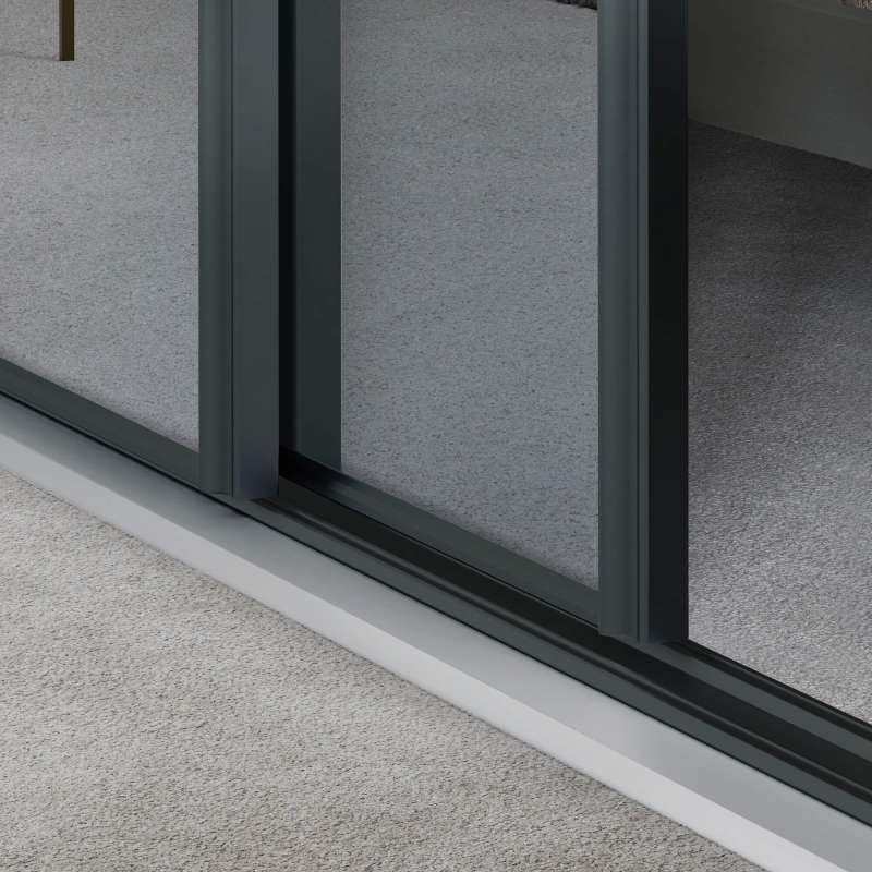 Graphite Heritage frame with Mirror panel