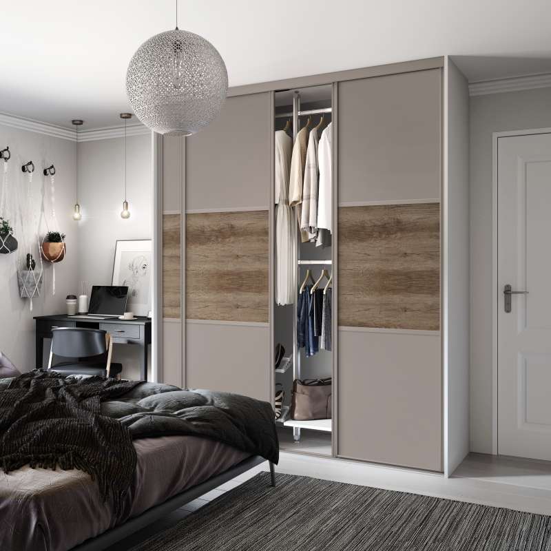 3 Classic Pebble grey frame kit / Pebble Grey/ Nebraska Oak/ Pebble Grey