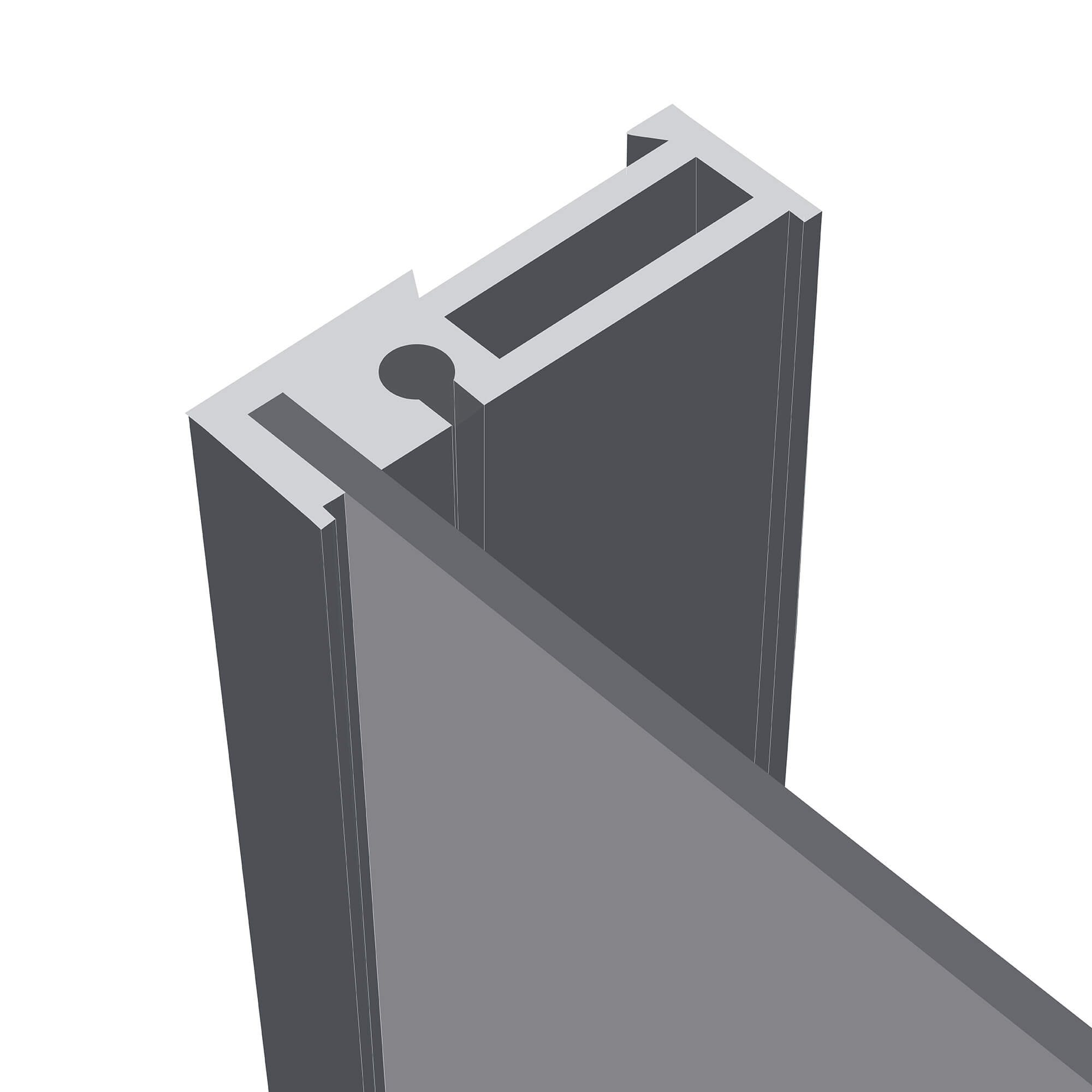 Minimalist Aluminium profile detail
